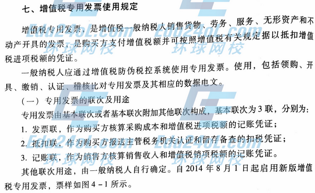 二、增值稅發(fā)票種類與使用規(guī)則